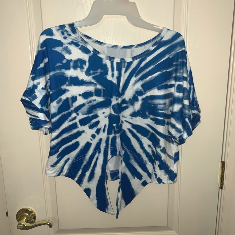 The Dye knot crop top